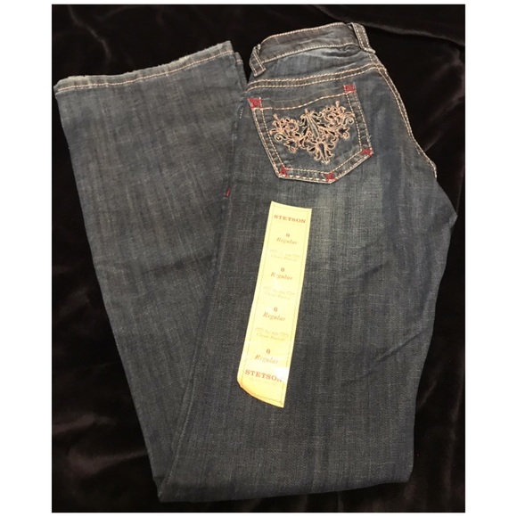 Stetson Cotton Blend Classic Boot Cut Jeans - Picture 7 of 8